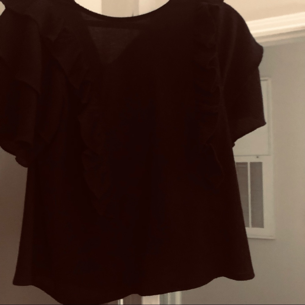 Navy blouse fits perfect